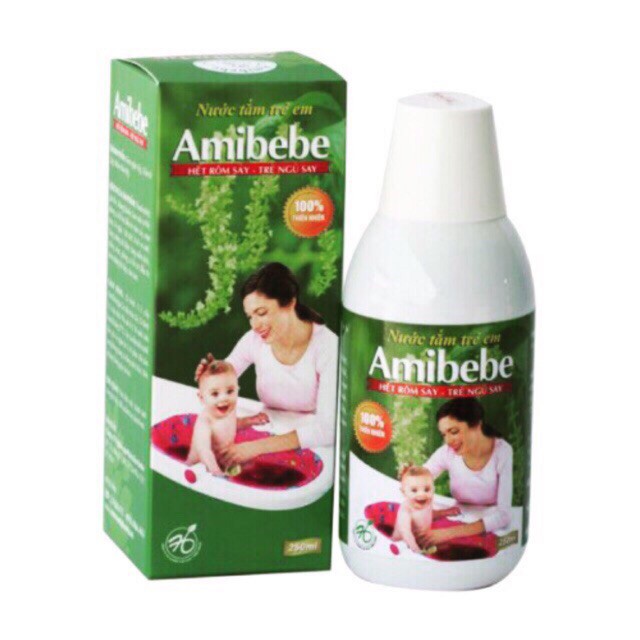 SỮA TẮM THẢO MỘC RÔM SẢY amibebe, justbebe cho bé