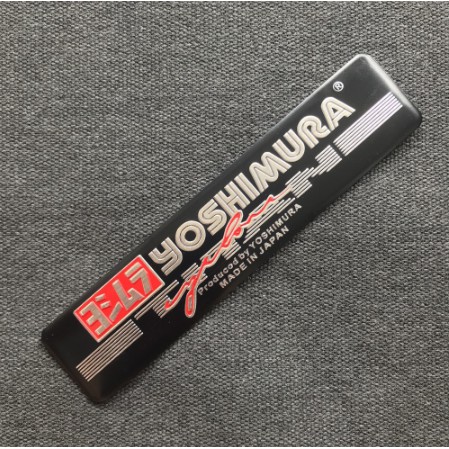 TEM NHÔM LOGO TRANG TRÍ XE CHỮ YOSHIMURA 3 MÀU TẠO ĐIỂM NHẤN CHO MỌI LOẠI XE