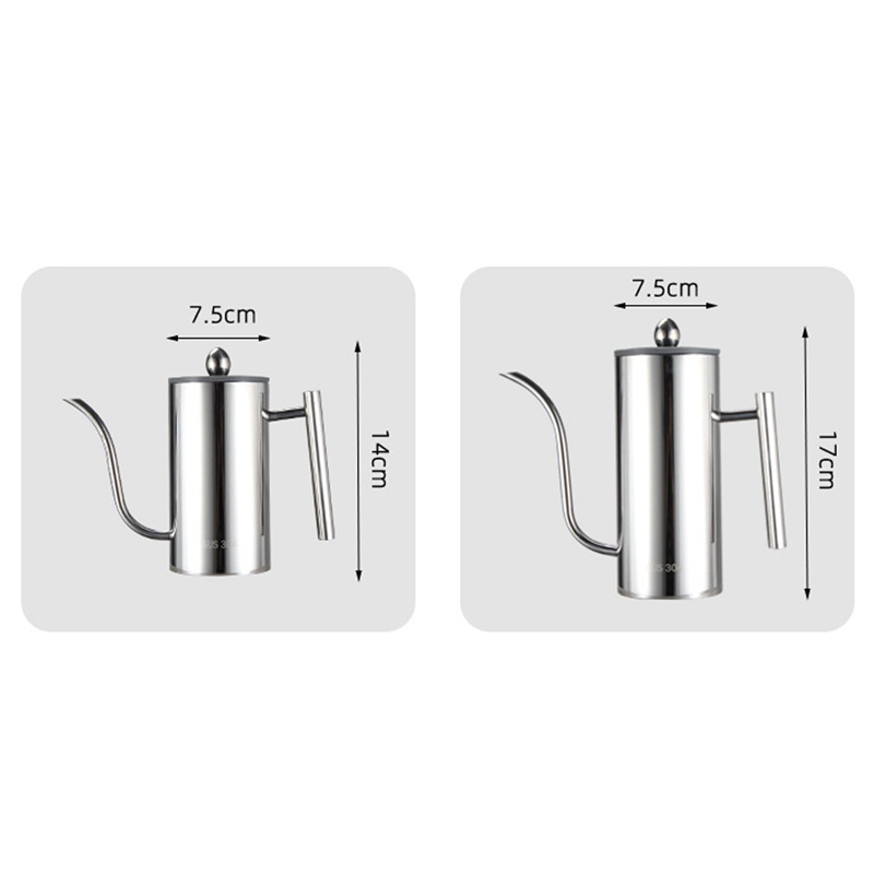 Bình Đựng Dầu Ăn / Nước Sốt Bằng Inox Chống Rò Rỉ Dung Tích Lớn Tiện Dụng Cho Nhà Bếp