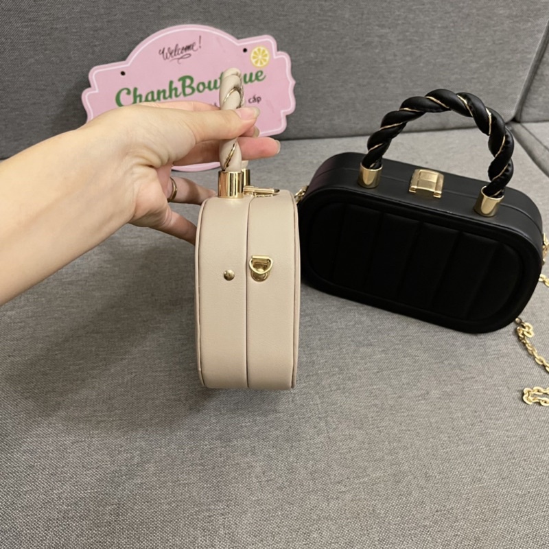 Túi cốp da mềm dây xoắn đủ màu dễ thương vừa ĐIỆN THOẠI(ảnh chụp thật )