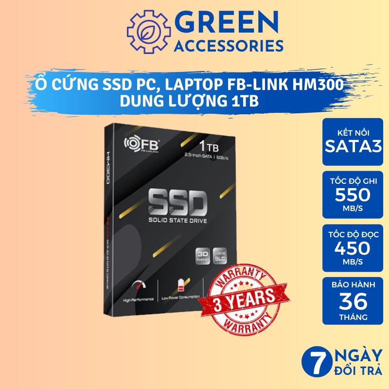 Ổ CỨNG SSD 1TB FB-LINK HM300 Sata. BẢO HÀNH 2 NĂM. VI TÍNH QUỐC DUY