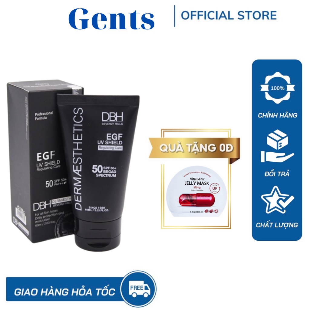 Kem chống nắng DBH EGF UV SHIELD SPF50+ PA +++ 60ml ( TEM VÀNG BẢN MỸ ) GentsOfficialStore
