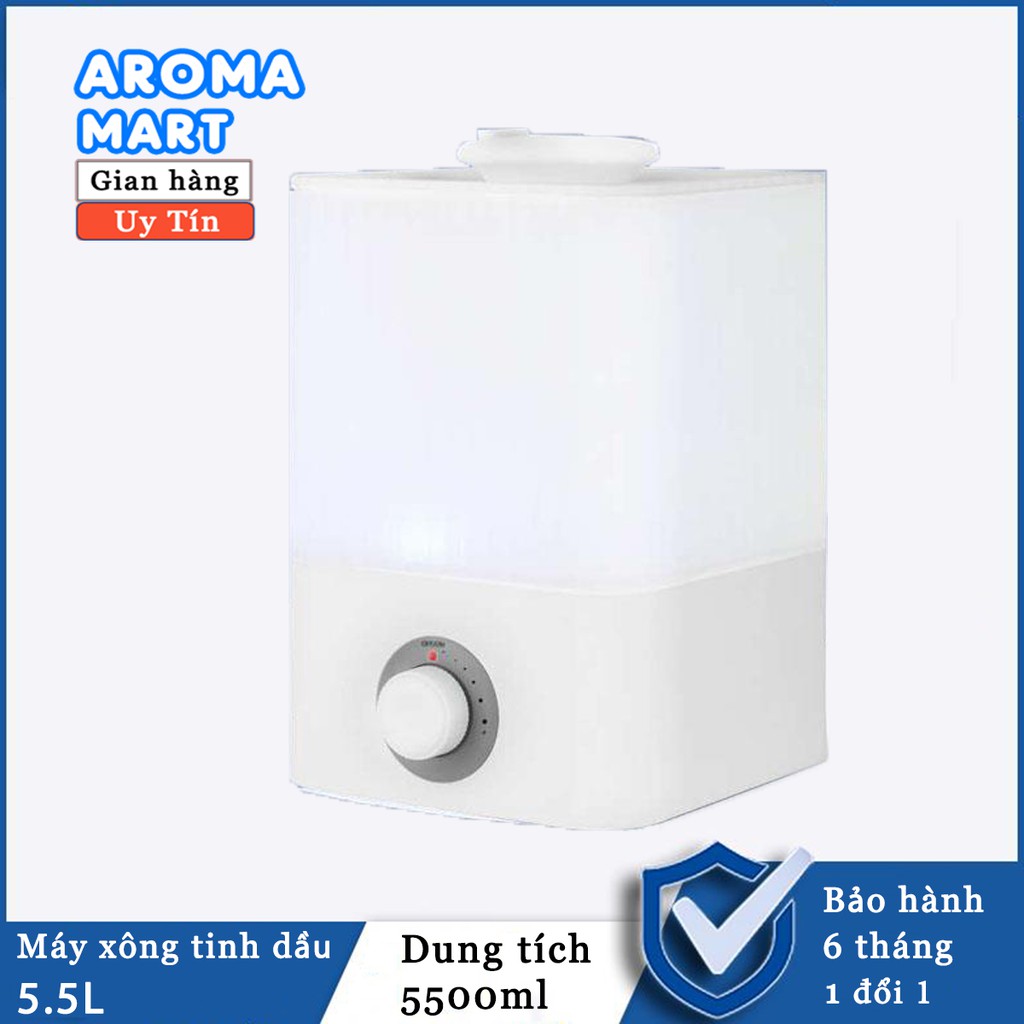 MÁY XÔNG TINH DẦU DUNG TÍCH LỚN 5.5 LÍT