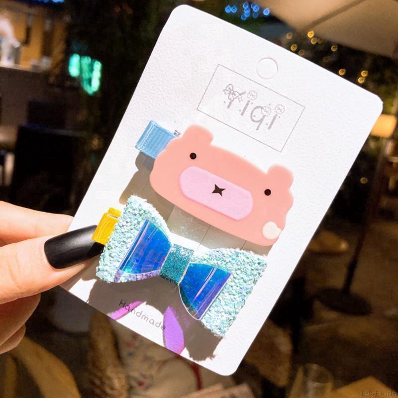 IU Kids Korean Cute Children's Hair Clip Set