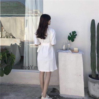 VÁY TAY LỠ TẶNG KÈM BELT HOT - ĐẦM MẶC 2 KIỂU BASIC