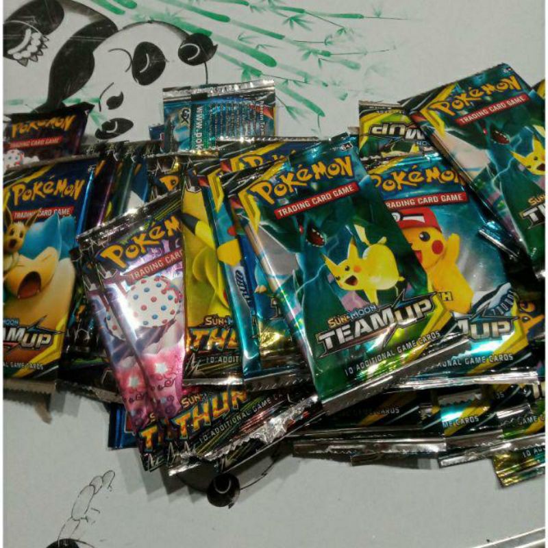 Lẻ Pack Bài Pokemon 01 gói 09 thẻ bài pokemon ( sỉ đồ trẻ em )