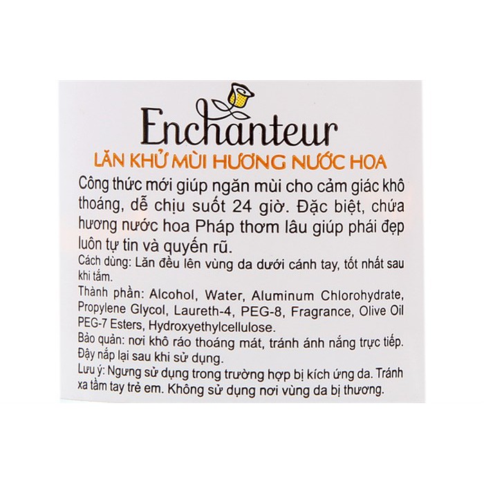 Sale - 20ml_Lăn khử mùi Enchanteur Deluxe Charming chai sản phẩm y hình