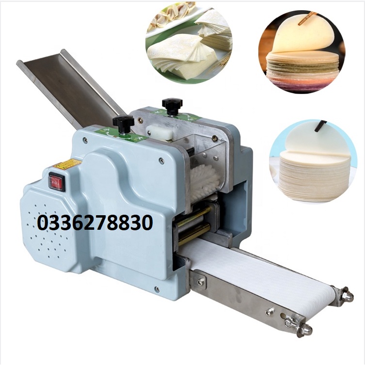 Máy làm vỏ bánh há cảo, hoành thánh khuôn tròn đương kính 90mm. Bảo hành 12 tháng