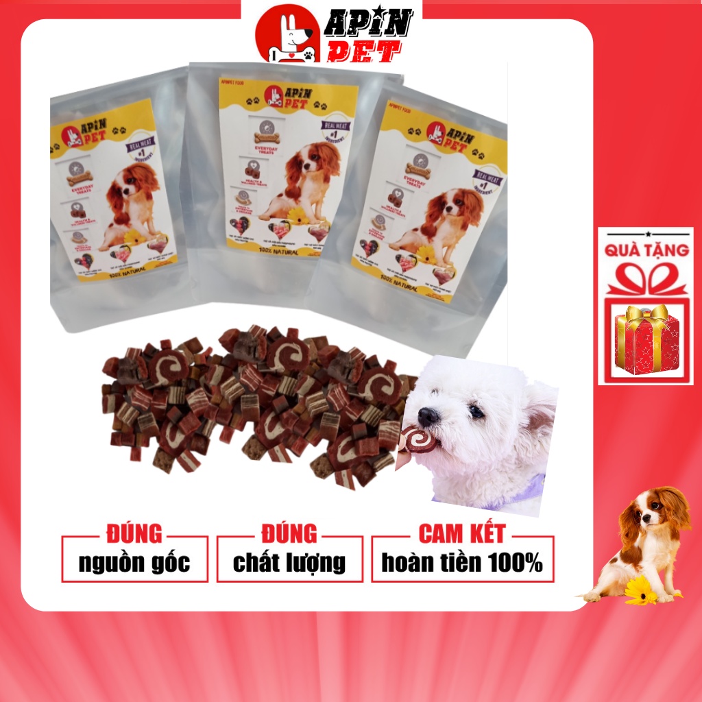 Bánh Thưởng Cho Chó Mèo Trộn 7 Vị Thơm Ngon-Shop Apin Pet