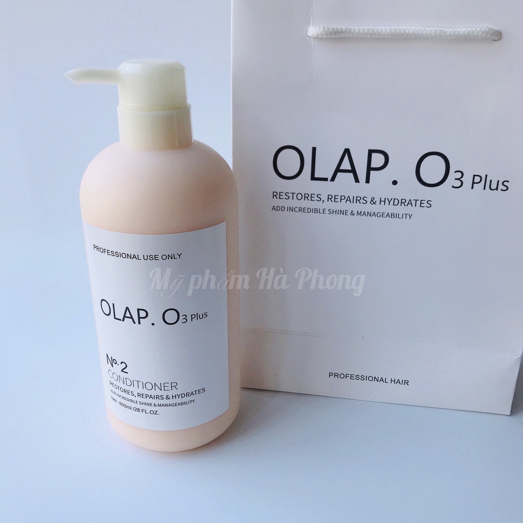 Dầu Gội OLAP O3 Plus, Dầu Xả OLAP O3 Biotin &amp; Collagen Phục Hồi  Chuyên Sâu 800mlx2 Chính Hãng