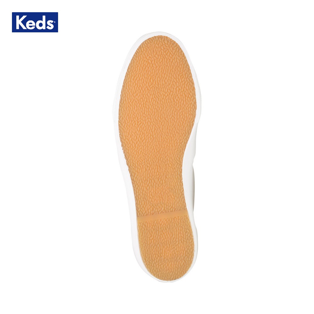 Giày Keds Nữ - Anchor Slip-on Leather White - KD060435