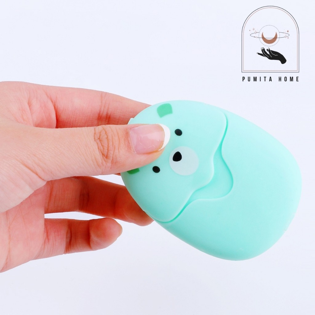 Xà Phòng Giấy Du Lịch Bỏ Túi Rửa Tay Dạng Miếng Tiện Lợi Hình Gấu 50 Miếng Khô Mini Loại Mới Nhất PUMITA | BigBuy360 - bigbuy360.vn