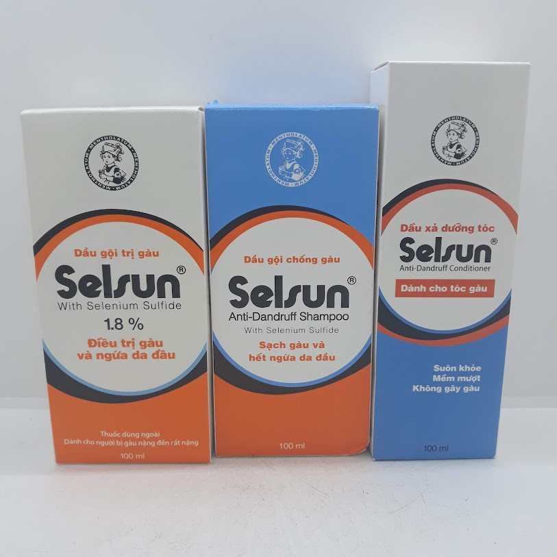 Dầu Gội, Xả Chống Gàu, Giảm Gàu Selsun 100ml