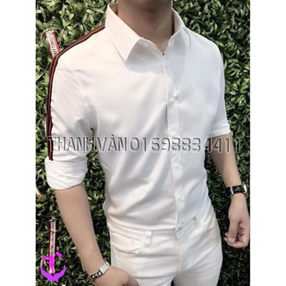 Áo nam công sở tay dài Hàn Quốc giá tốt -3098