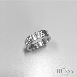 Nhẫn Car LOVE (loại 3 hàng đá)
