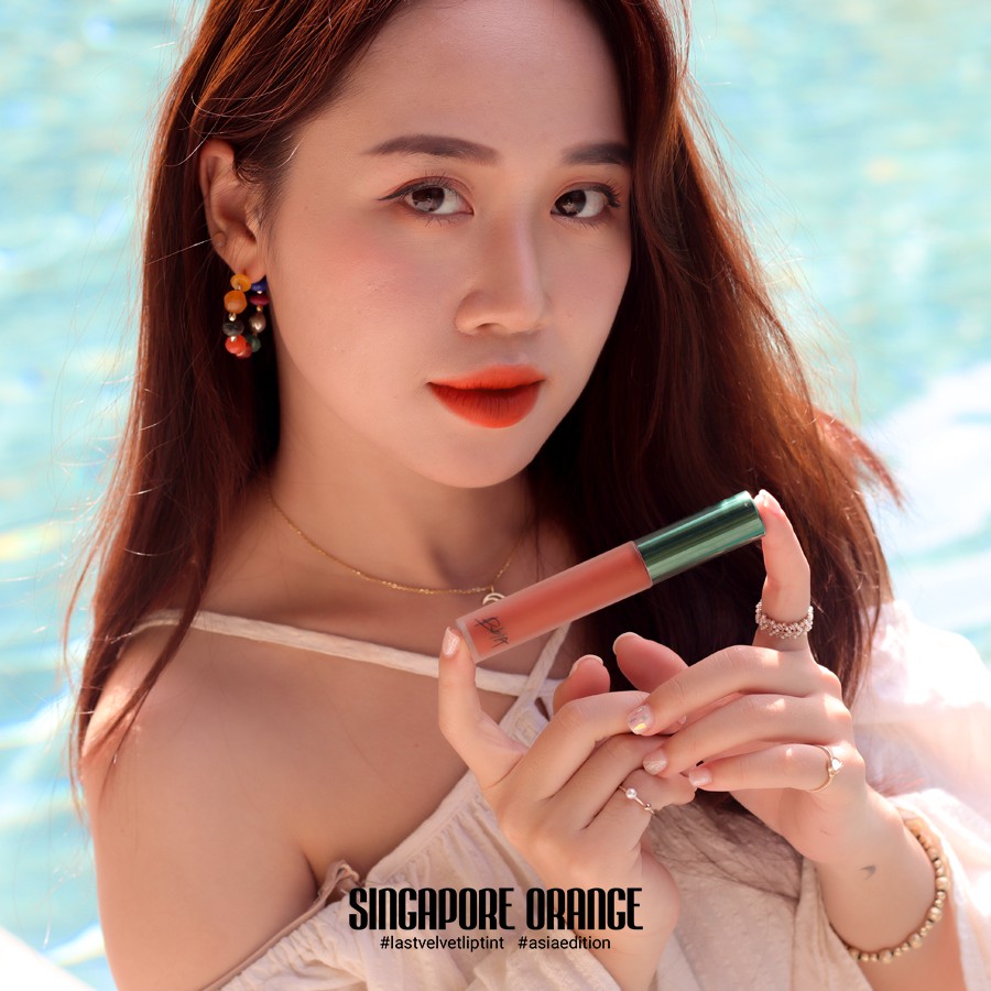 Son kem lì Bbia Last Velvet Lip Tint ASIA EDITION - A1 Singapore Orange (Cam cháy pha nâu) 5g - Bbia Official Store | BigBuy360 - bigbuy360.vn