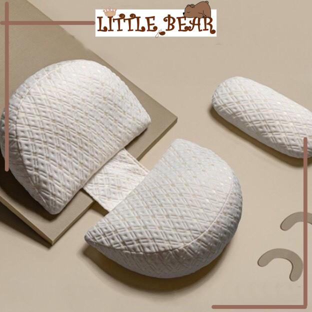 Gối bầu cánh tiên cao cấp nâng đỡ bụng hỗ trợ giảm đau lưng cho mẹ bầu Mịn Kids