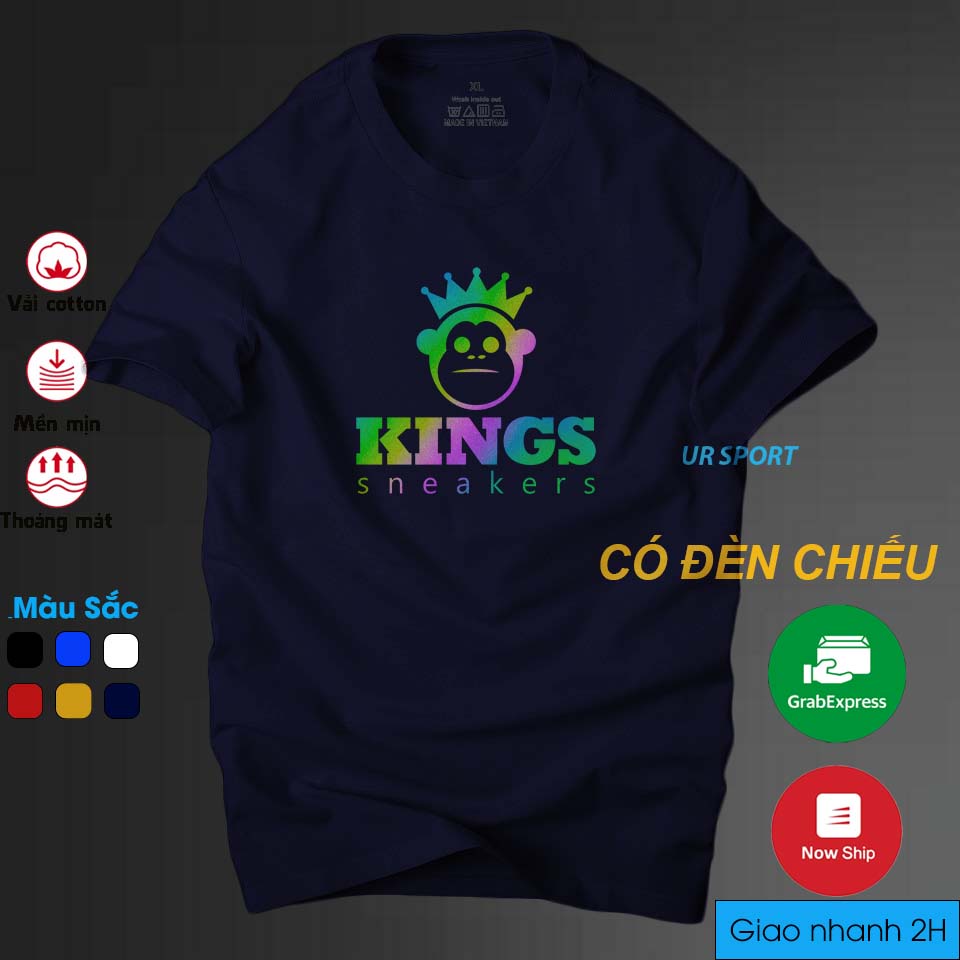 Áo thun nam Kings phản quang 7 màu đẹp cá tính | ursport