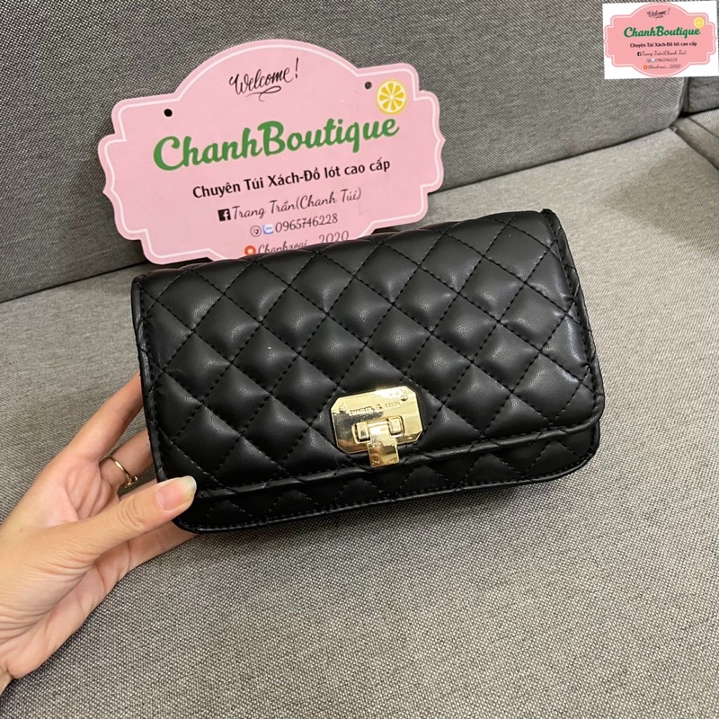 Túi khoá gập ô trám(ảnh thật)