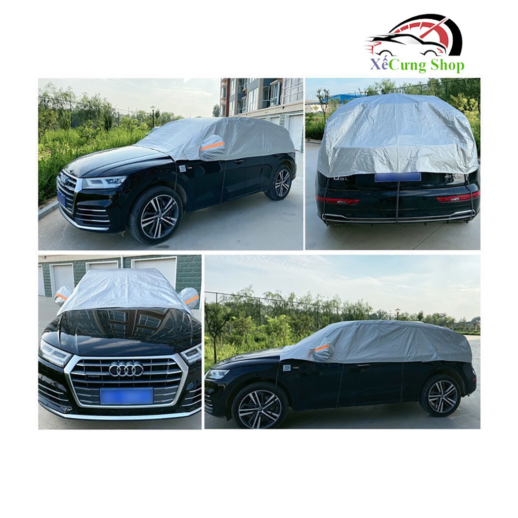 Bạt che nửa ô tô 3 lớp cho xe 5 chỗ và 7 chỗ