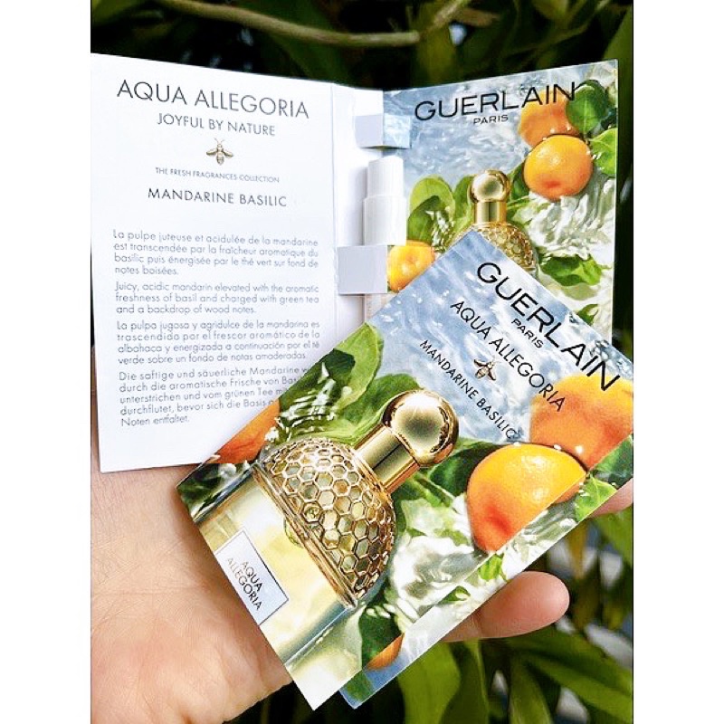 Vial Nước Hoa Nữ Guerlain Aqua Allegoria Mandarine Basilic