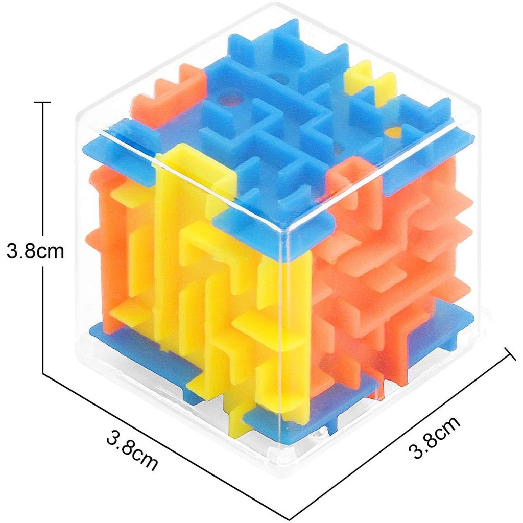 1 Đồ Chơi Quả Bóng Mê Cung 3D Trong Suốt Mini Hỗ Trợ Giáo Dục Bé
