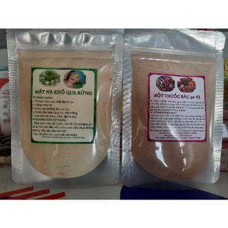 Bột rửa mặt , bột đắp mặt nạ thảo dược