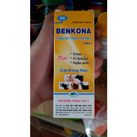 BENKONA  phun chống nấm, vi khuẩn cho lan và truồng trại BENKONA