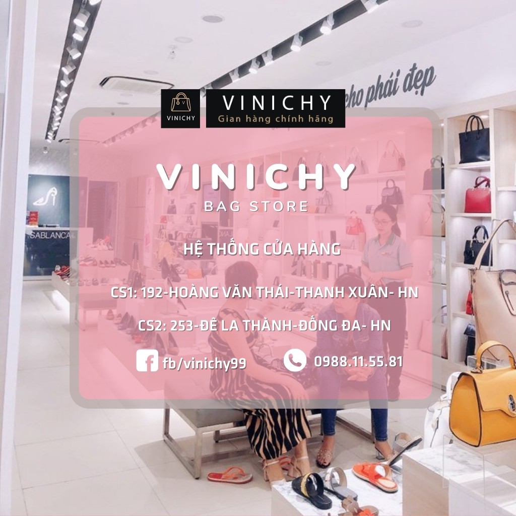 Ví nữ dài dùng đi chơi đi học VINICHY, da cao cấp size 18cm HA007