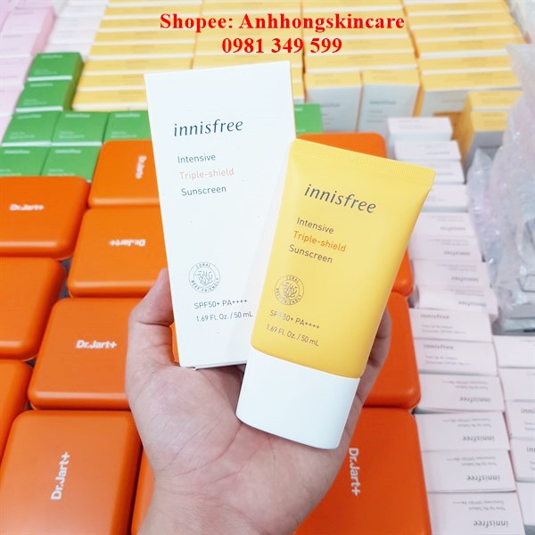 Kem Chống Nắng Innisfree Intensive Triple Shield Sunscreen 50ml