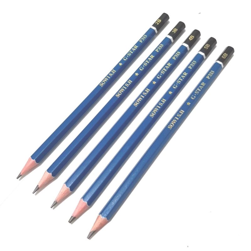 Bút chì mỹ thuật Gstar 3B/4B/5B/6B