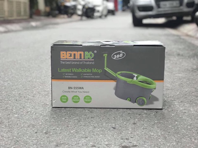 Chổi lau nhà 360 độ cao cấp BENNIX BN-555 Thái Lan