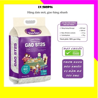 Vua gạo/ gạo st25 túi 5kg