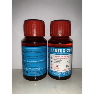 HANTOX-200 50ml [Diệt Ruồi, Muỗi, Kiến, Mạt Gà, Gián, Rận, Ve, Bọ Chét]...