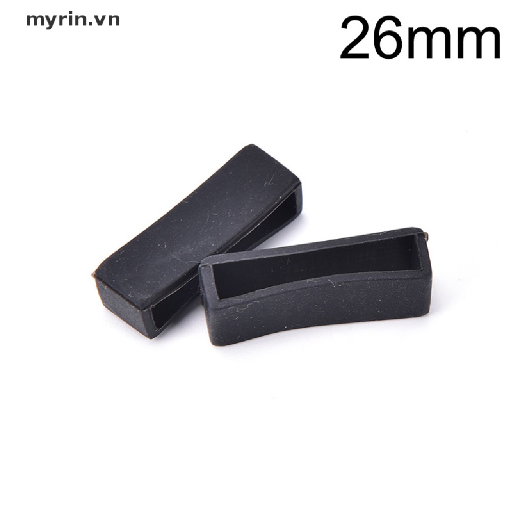 Set 2 Dây Cao Su Silicone 14mm-26mm Chuyên Dụng Cho Đồng Hồ Đeo Tay