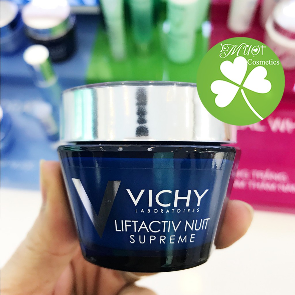 Kem Dưỡng Chống Nhăn & Làm Săn Chắc Da (Ban Đêm) Vichy Liftactiv Supreme Night Anti-Wrinkle Cream 50ml