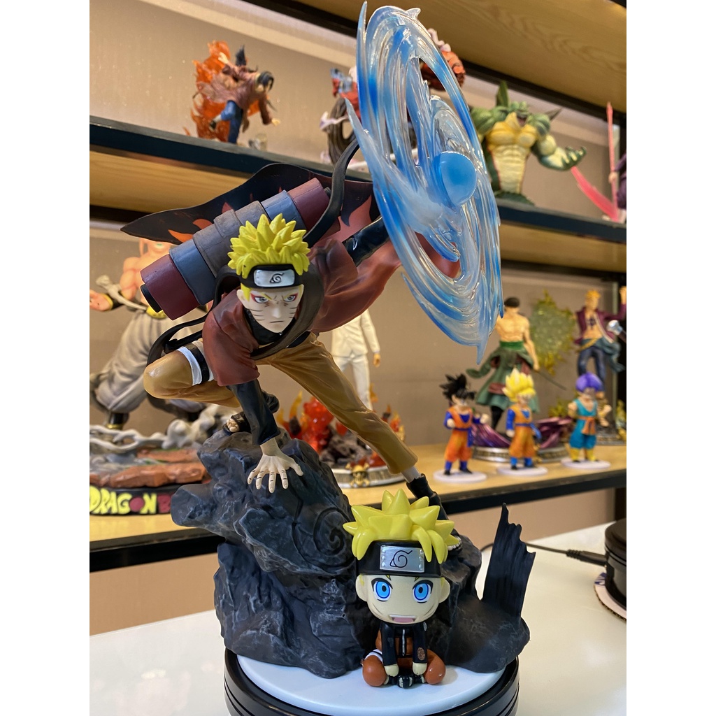 Mô hình Naruto Rasengan Shuriken trên tảng đá cực đẹp