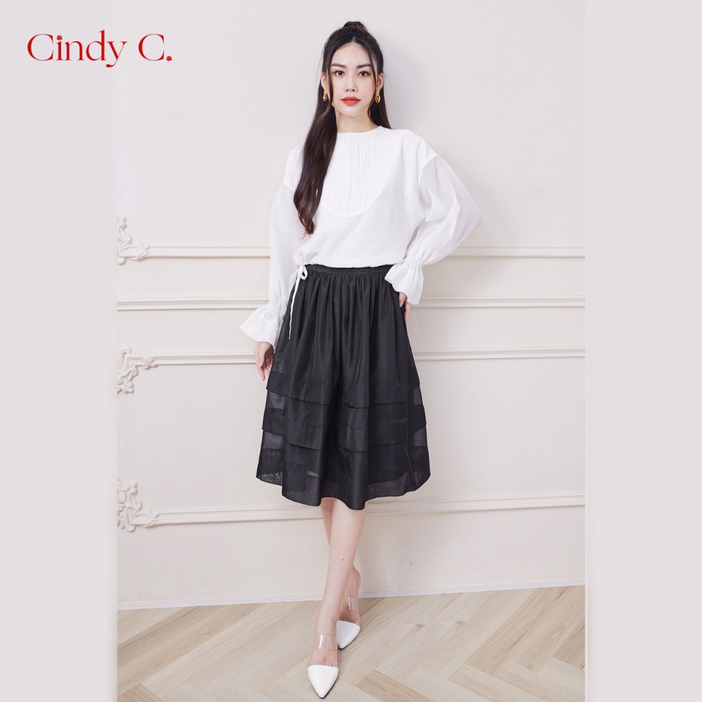 Áo sơ mi Samson CINDY C chất liệu Organza phong cách công sở 730