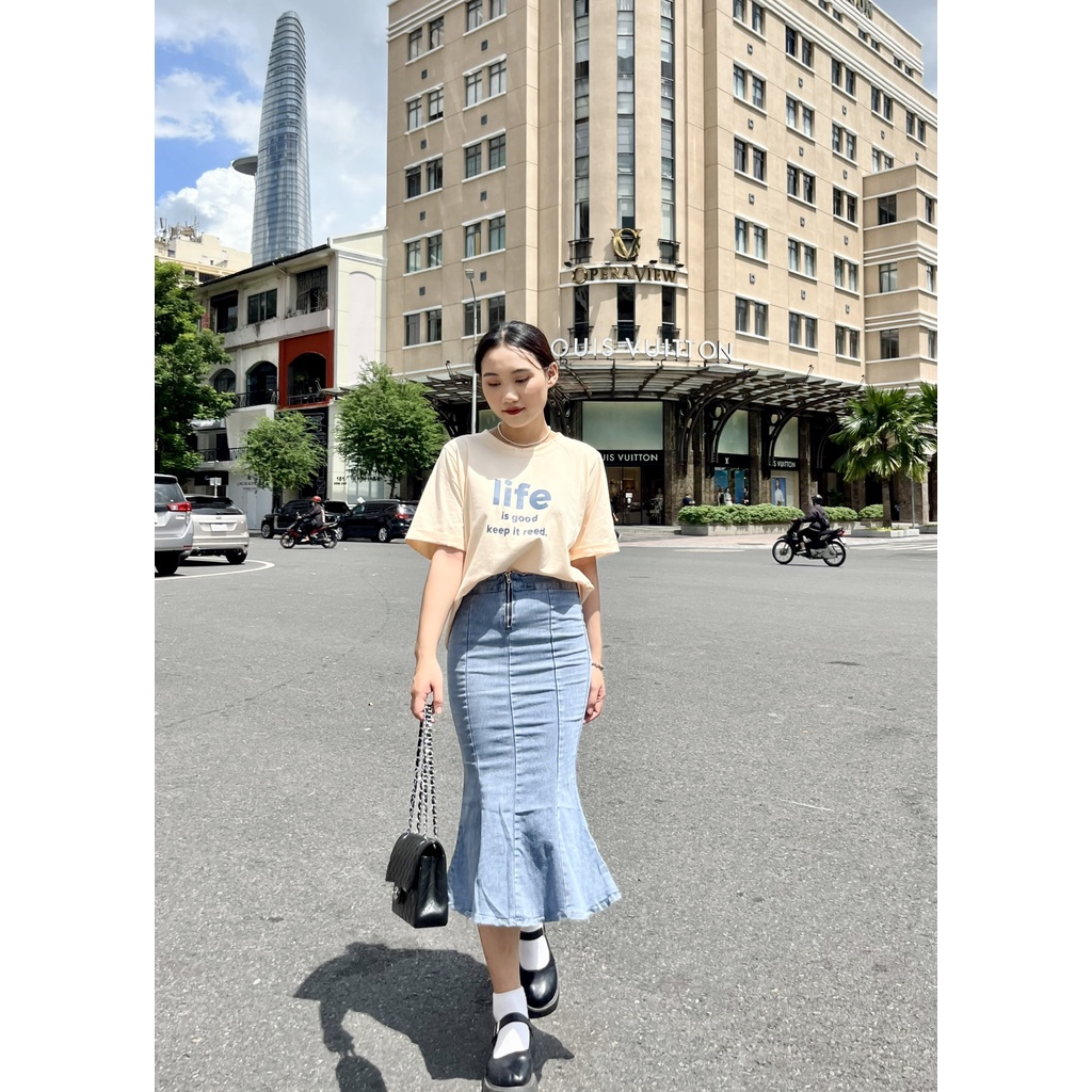 (HÀNG SẴN - ẢNH THẬT) Áo thun tay ngắn, áo cổ tròn form rộng oversize cá tính