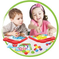 Đồ Chơi Giáo Dục Đồ Chơi Xếp Nút Mầm Non VAN GOGH 1 Antona No.233 Cho Bé