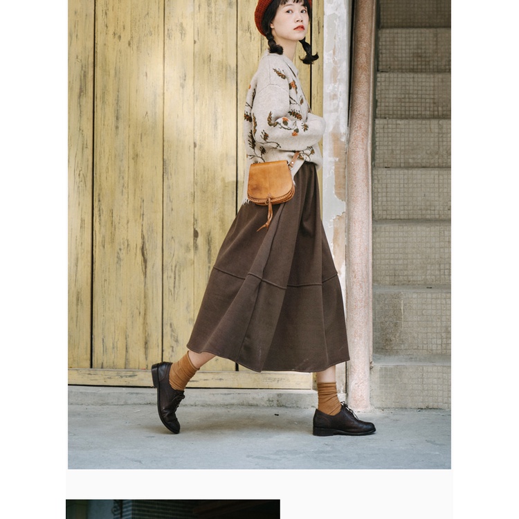 Chân váy boho dáng dài