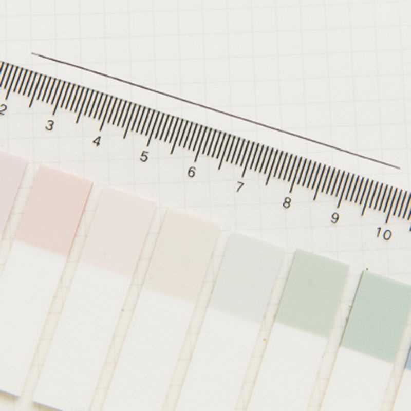 Set 60 / 120 / 200 tờ giấy dán đánh dấu trang sách màu sắc ngọt ngào dễ thương