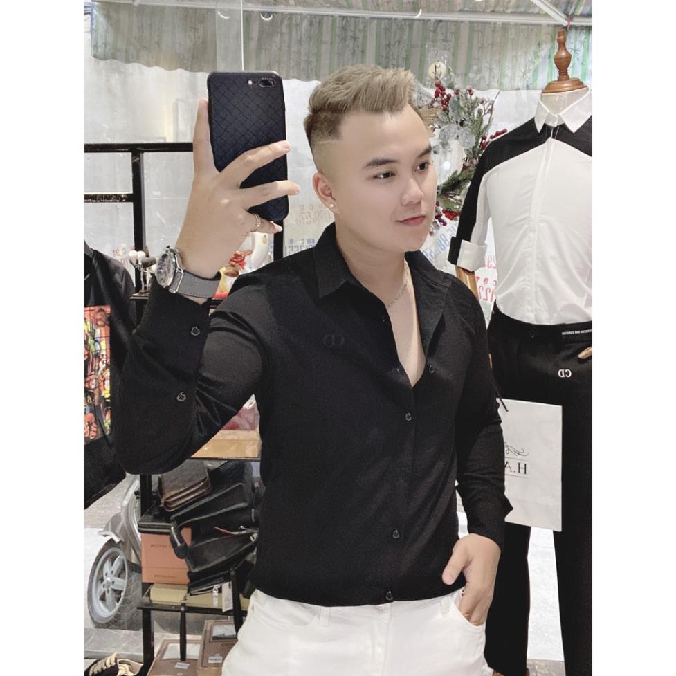 Áo Sơ Mi Nam Dài Tay Hàn Quốc Chất Đũi Siêu Mát MS-01 | BigBuy360 - bigbuy360.vn