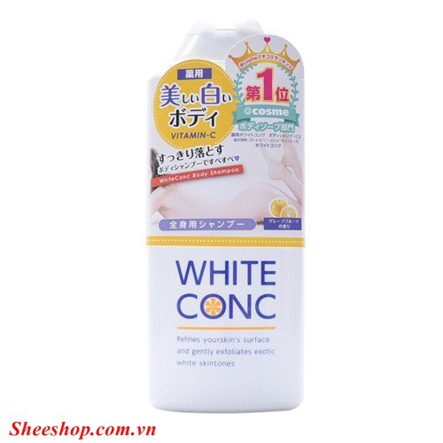 Sữa tắm trắng da White Conc Body Vitamin C 360ml