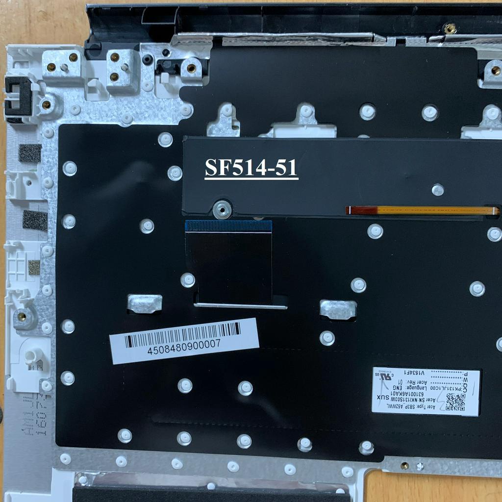 Vỏ Laptop Acer  Mặt C Dành Cho Laptop Acer  SF514-51 -có sẵn bàn phím ạ!   Hàng mới