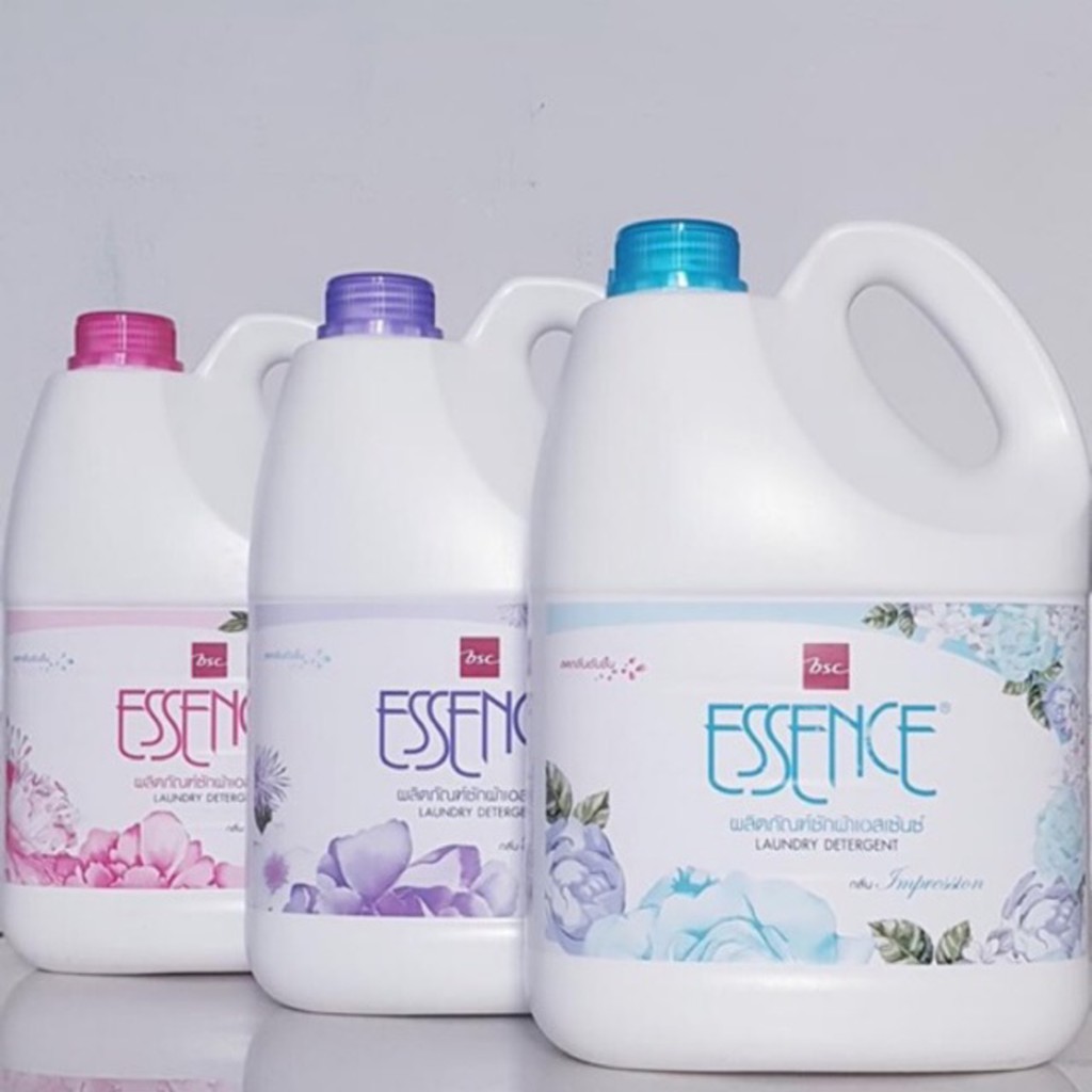 Can nước giặt xả đậm đặc quần áo siêu sạch,thơm Essence 3000 ml thái lan