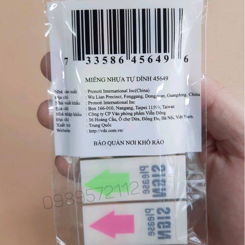 Note trình ký please sign.Dấu trang nhựa pronoti
