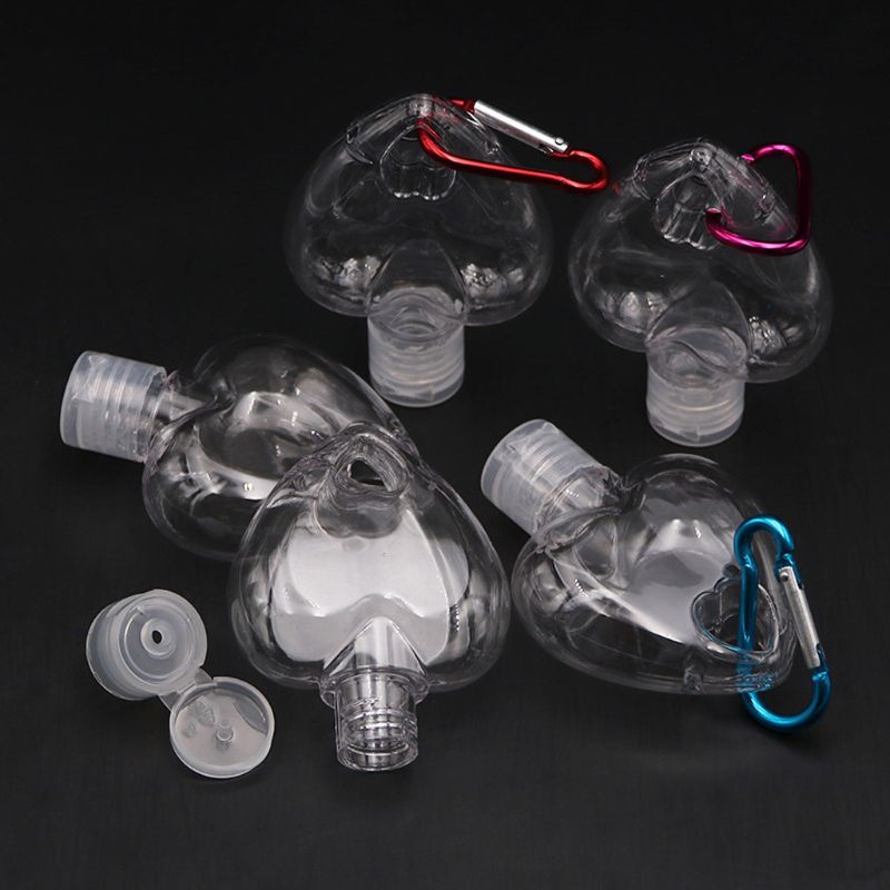 Chai Rỗng Đựng Nước Rửa Tay Dạng Bóp Mini Có Móc Khóa