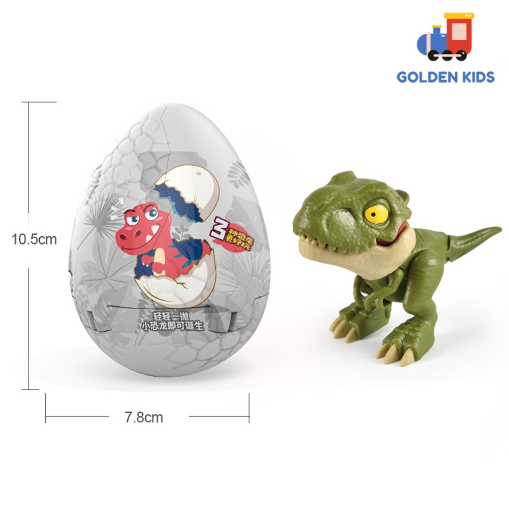 Đồ chơi trứng khủng long biến hình dễ thương, đáng yêu cho bé