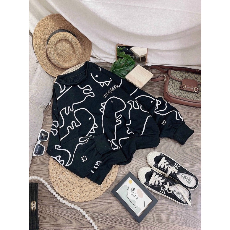 Áo Sweater khủng long from cực to 75kg
